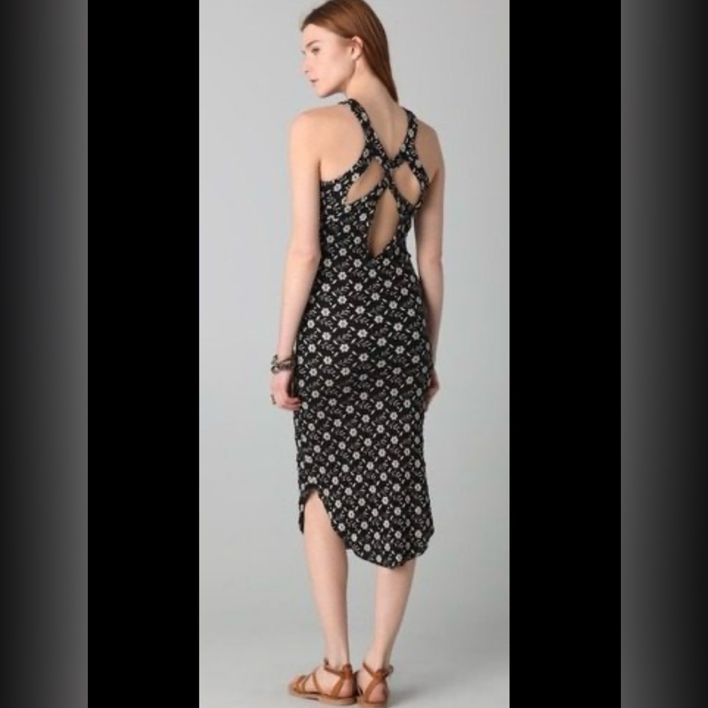 Free People Floral Midi Dress